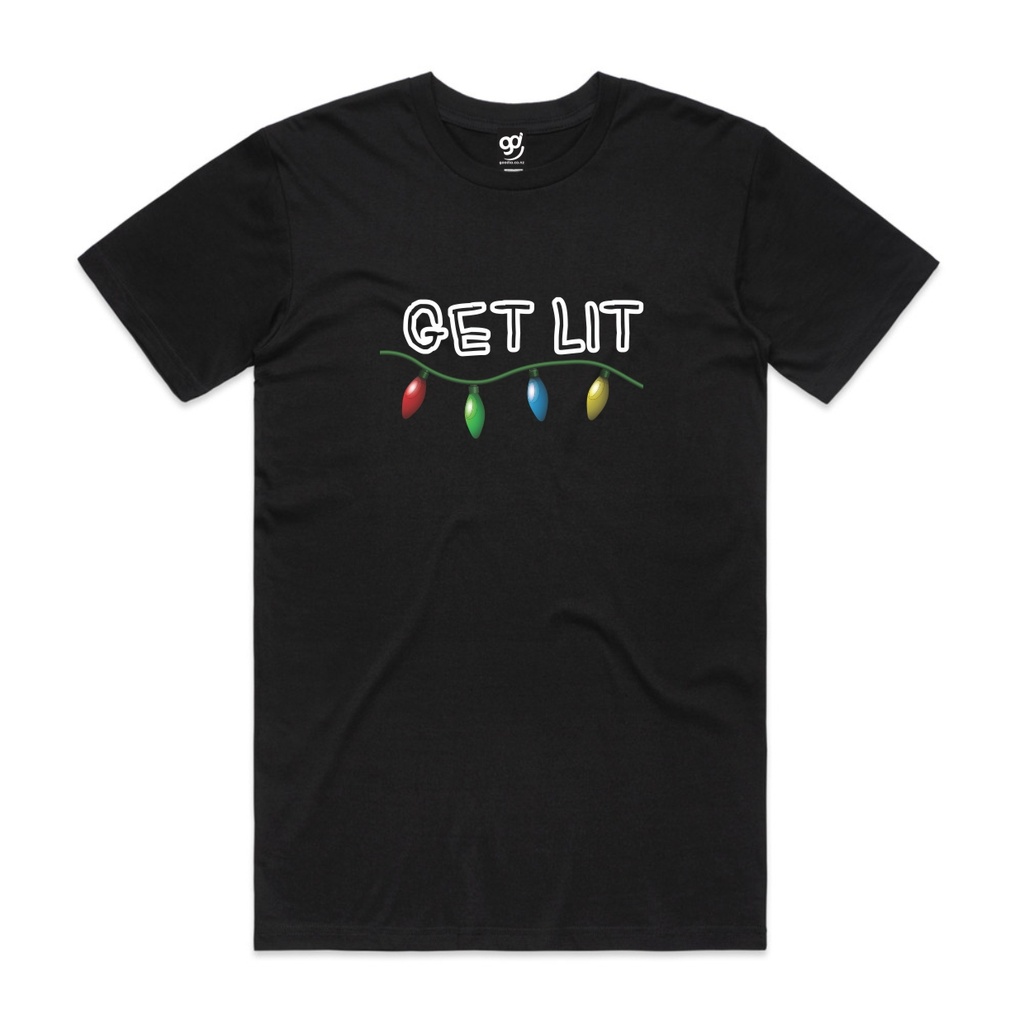 Get Lit (Black, XS, Mens)