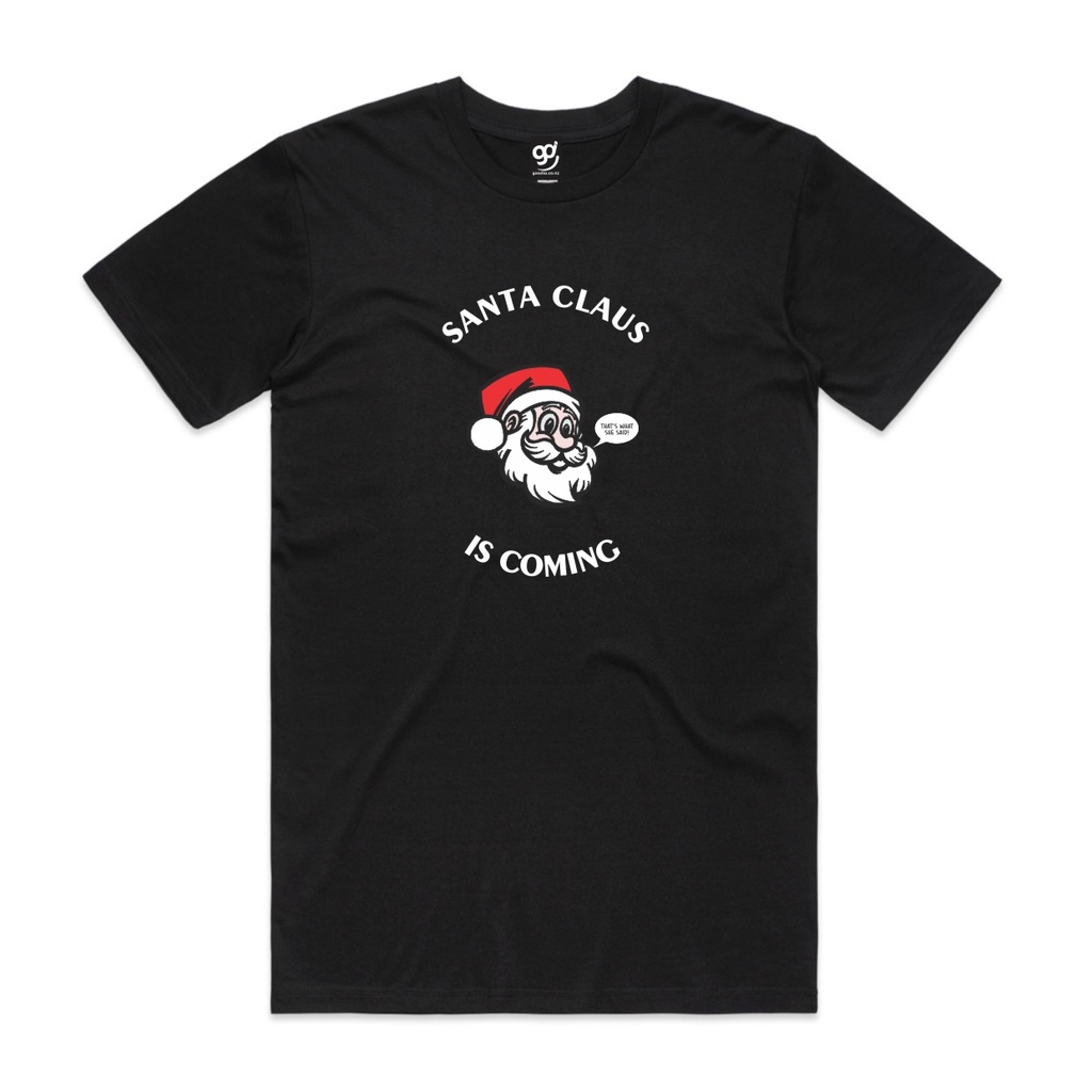 Santa Claus is Coming (XS, Black, Mens)