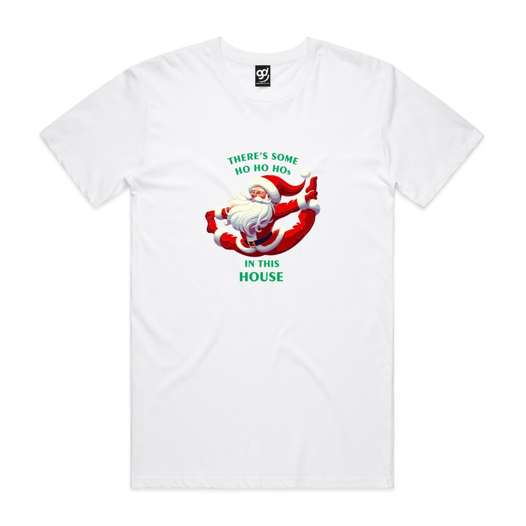 There’s Some Ho Ho Ho’s in This House (White, XS, Mens)
